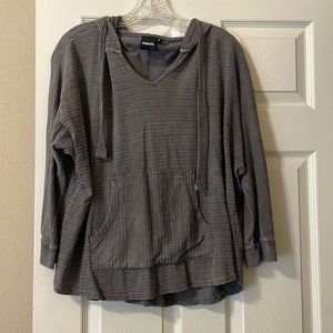 Mono B Long Sleeve Hoodie Shirt Size Medium